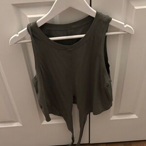 Lululemon Athletica Dark Green Tank Top